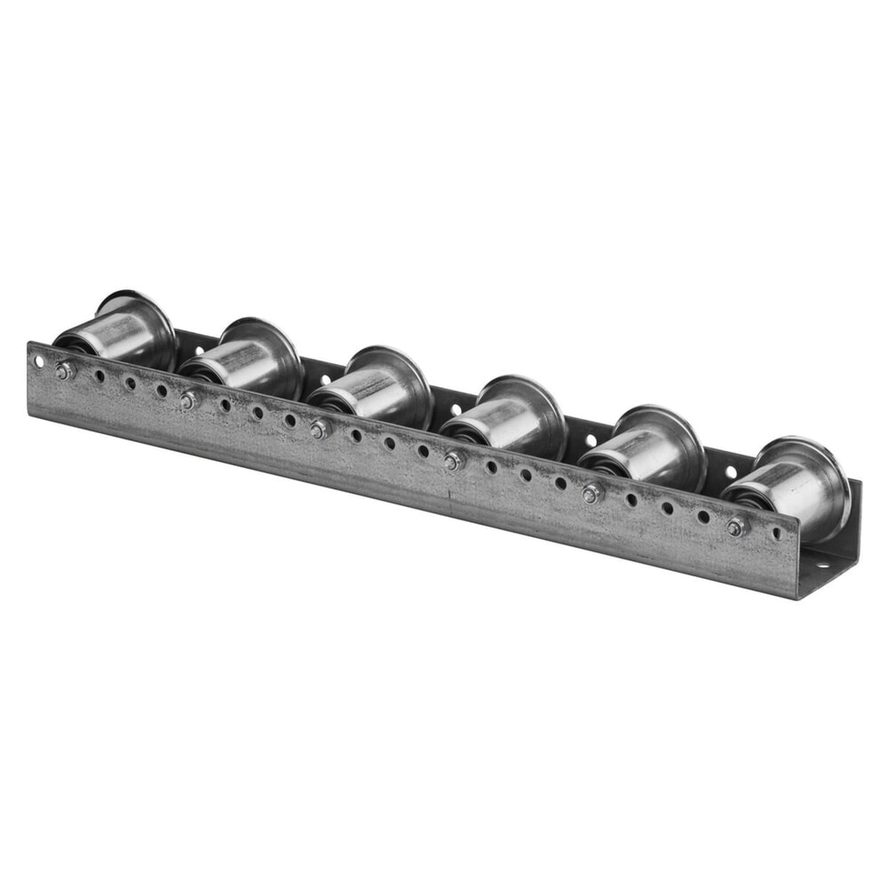 Número de imagen del producto 1: Riel de rodillos con palets, acero, transporte longitudinal, transporte transversal, separación: 156 mm