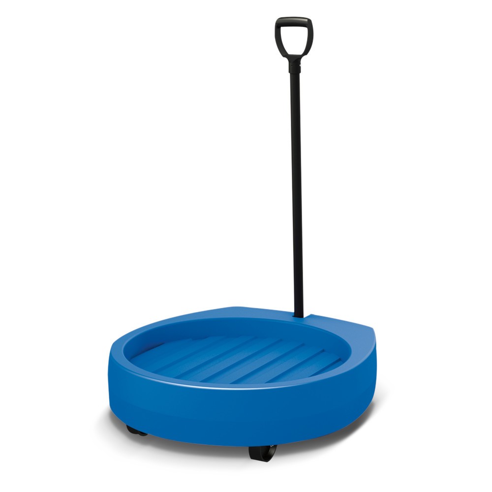Imagen del producto: Rodillo de tambor, capacidad de carga 300 kg, lavabo integrado, con barra de tracción
