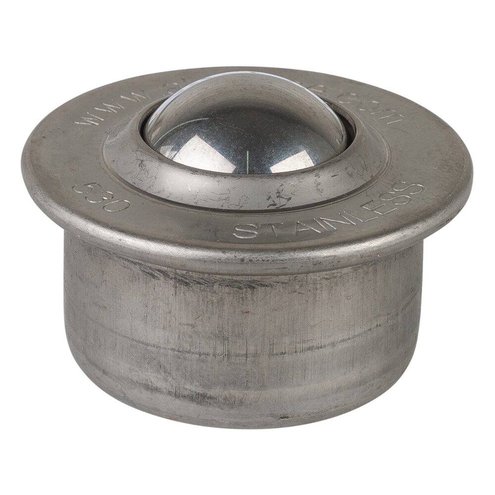 Número de imagen del producto 1: Rodillo de bola, acero, inoxidable, Ø 30 mm, CC 190 kg