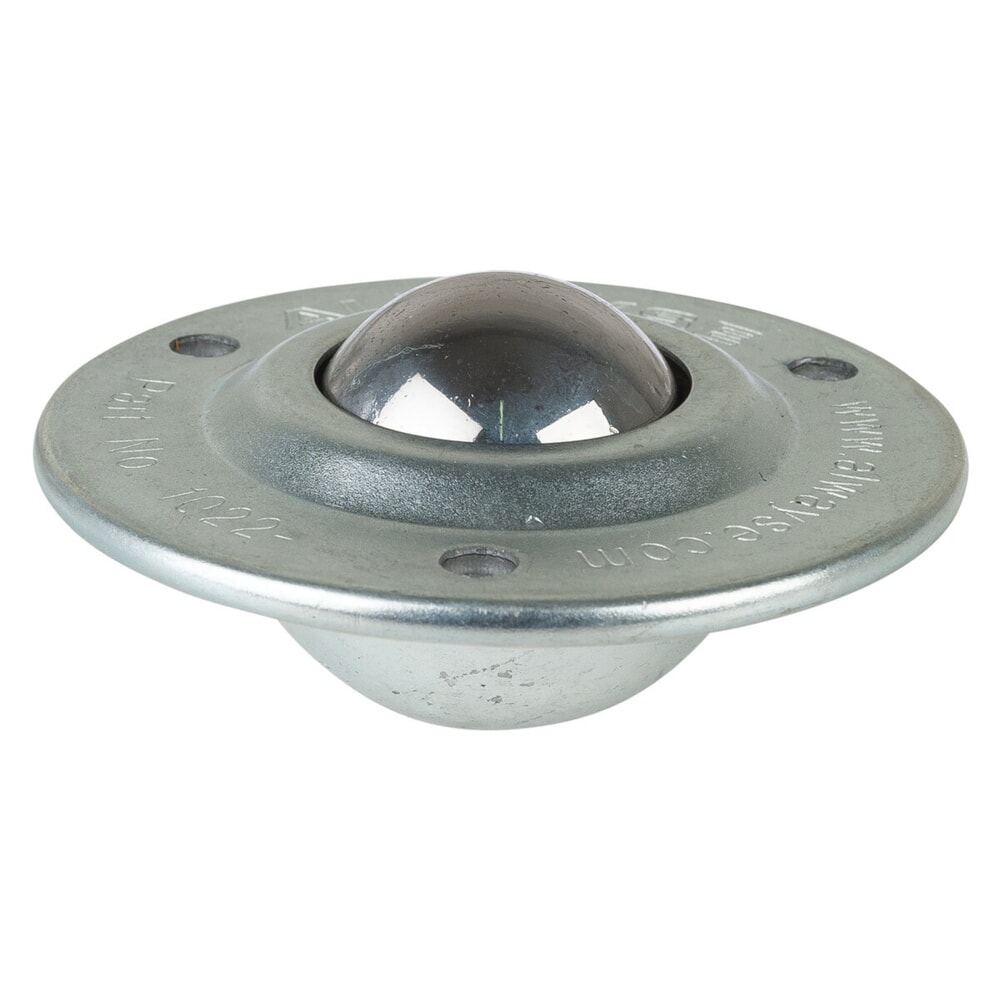 Número de imagen del producto 1: Rodillo de bola con orificios para fijación, acero, Ø 32 mm, CC 110 kg
