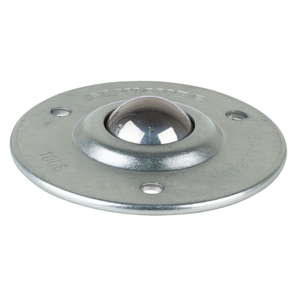Imagen del producto: Rodillo de bola con orificios para fijación, acero, Ø 25 mm, CC 55 kg