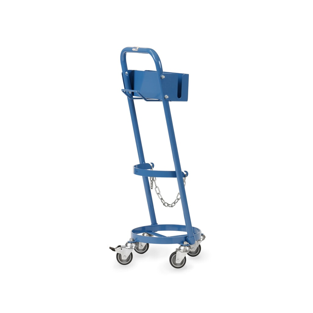 Ffetra® - Rodillo de botella de gas propano para 1 botella de 11 kg, inclusivo gancho k+soporte Imagen del producto: Ffetra® - Rodillo de botella de gas propano para 1 botella de 11 kg, inclusivo gancho k+soporte