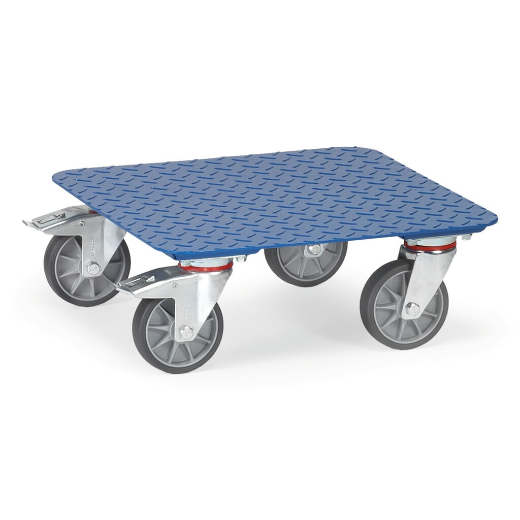 Imagen del producto: Rodillo de caja fetra® con placa lagrimal, capacidad de carga 400 kg, área de carga 500 x 500 mm