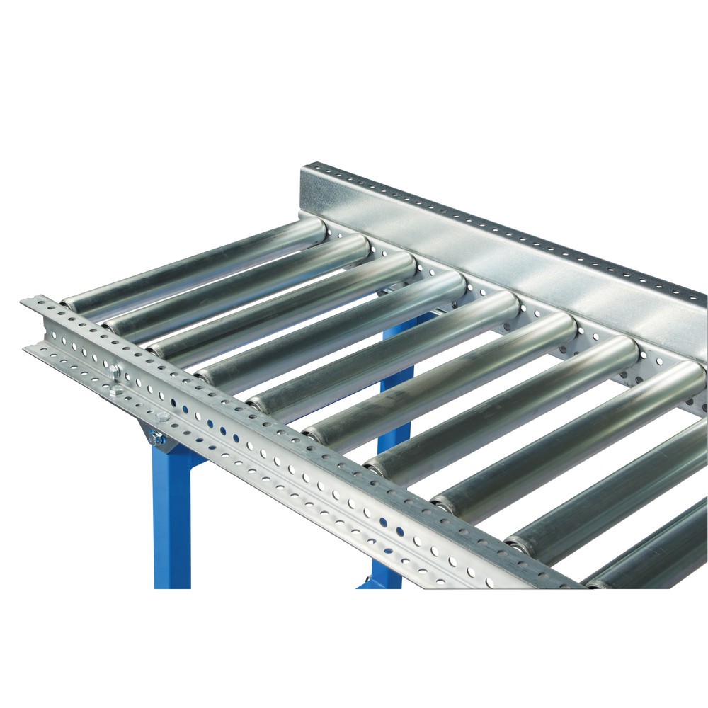 Imagen del producto: Rodillo de guía lateral, perfil en U, para vías de rodillos de cargas pesadas, un lado, curva 90° exterior