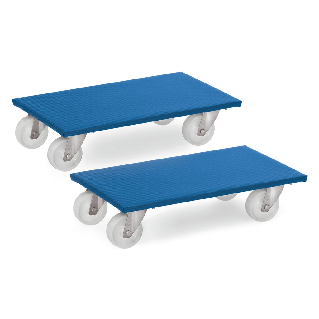 Fetra® - Rodillo para muebles, capacidad de carga 350 kg, ruedas de poliamida, 2 unidades Imagen del producto: Fetra® - Rodillo para muebles, capacidad de carga 350 kg, ruedas de poliamida, 2 unidades