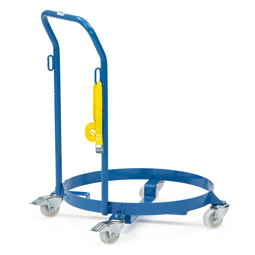 Imagen del producto: Rodillo de tambor fetra®, capacidad de carga 250 kg, abierto, con manillar