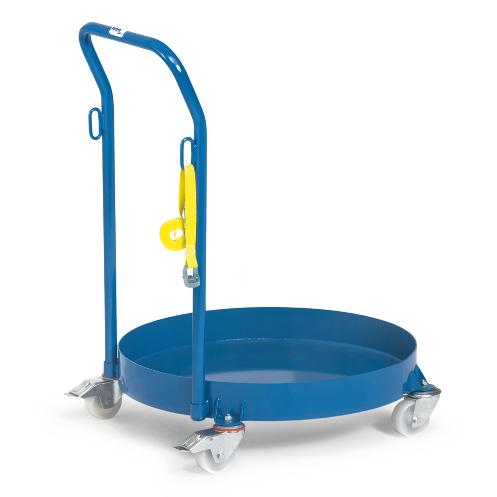 Número de imagen del producto 1: Rodillo de tambor fetra®, capacidad de carga 250 kg, cerrado, con manillar