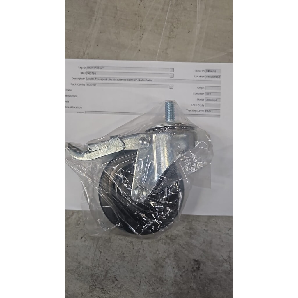 Rodillo de transporte de repuesto para vía de rodillos extensible