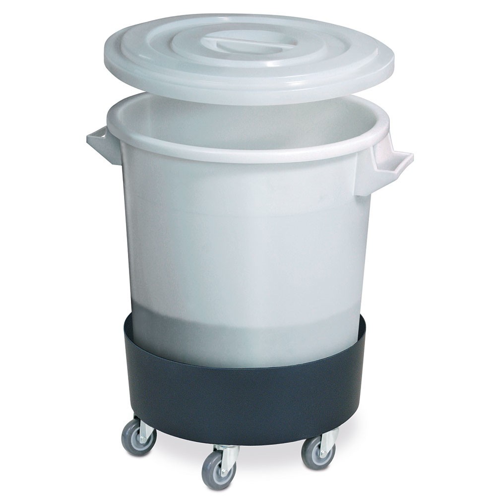 Número de imagen del producto 2: Rodillo de transporte para toneladas redondas de hasta 100 litros, capacidad de carga 100 kg, plástico ABS