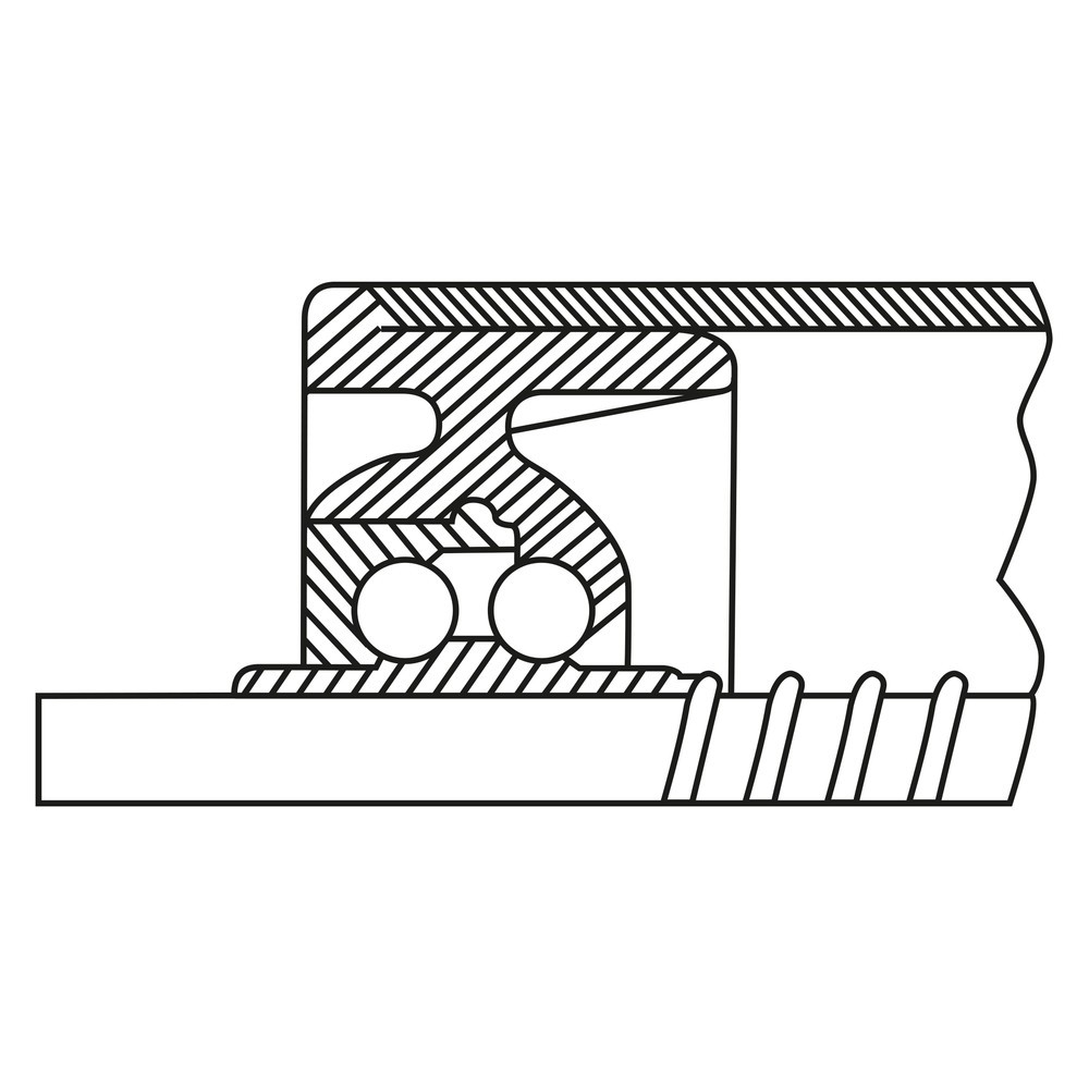 Número de imagen del producto 3: Polea de rodillos para transportadores de rodillos, plástico, eje de muelle, diámetro 50 mm, longitud 200 mm, capacidad de carga 20 kg, dimensiones de montaje = longitud + 7 mm