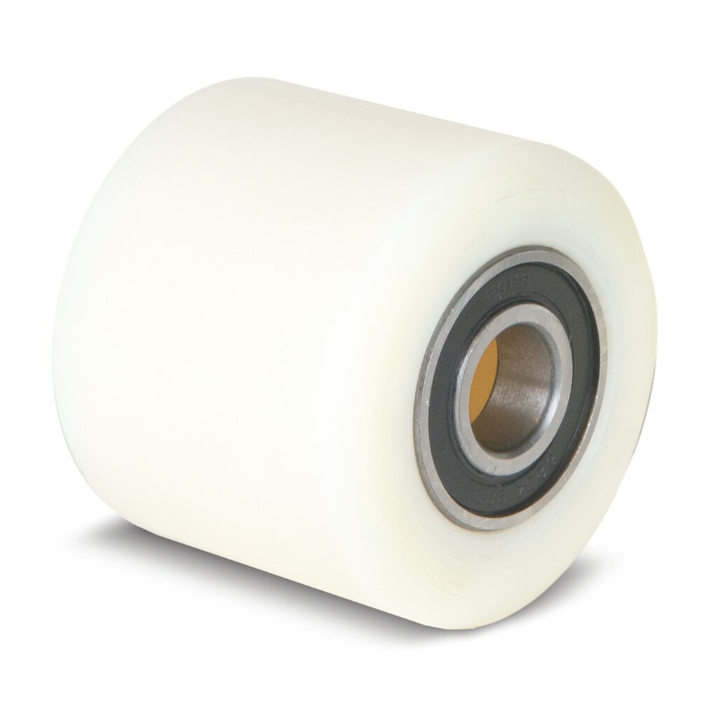 Imagen del producto: Rodillos de horquillas para transpaleta manual Ameise® tipo ACY20/25, BF3, BF, Delta, BASIC tipo DF25, en tándem, nailon, Ø x ancho de 80 x 70 mm