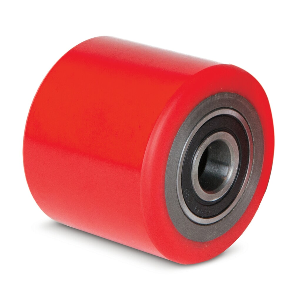 Rodillos de horquillas para transpaleta manual Ameise® tipo ACY20/25, BF3, BF, Delta, en tándem, PU, Ø x ancho de 80 x 70 mm, rojo Imagen del producto: Rodillos de horquillas para transpaleta manual Ameise® tipo ACY20/25, BF3, BF, Delta, en tándem, PU, Ø x ancho de 80 x 70 mm, rojo