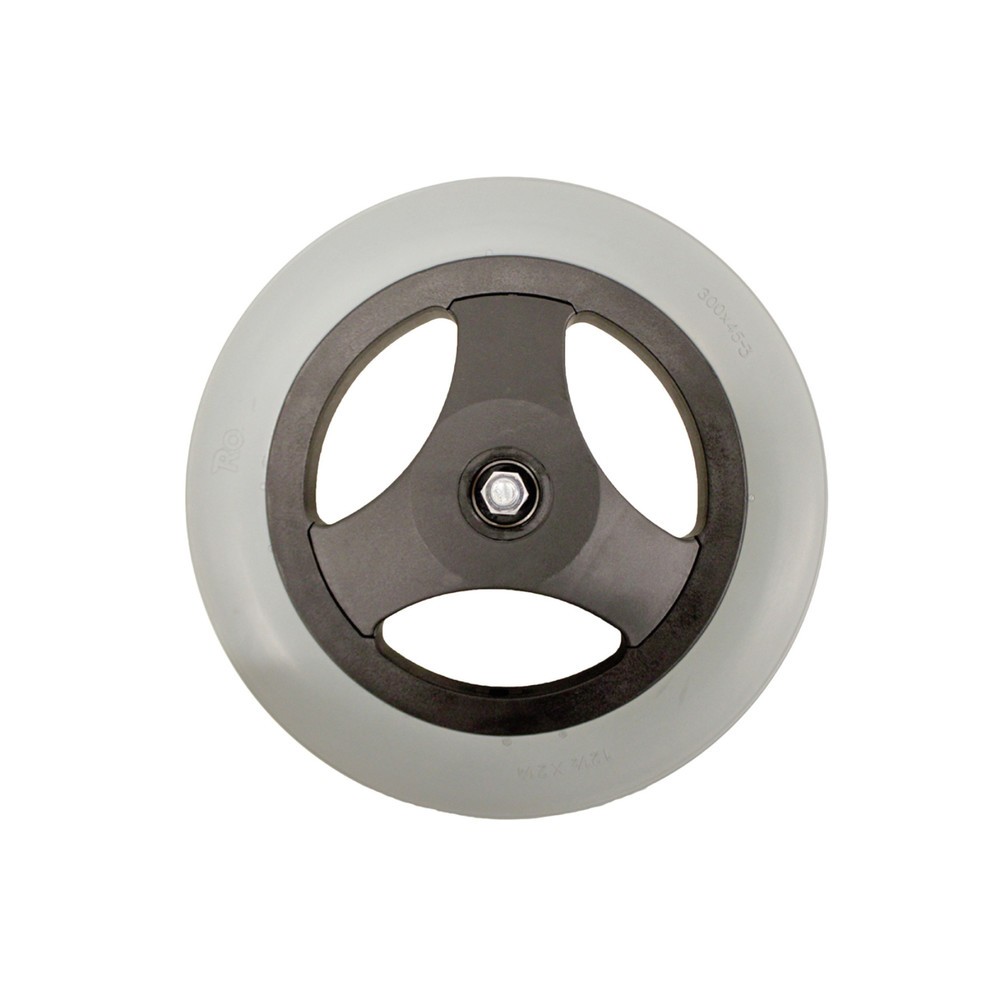 Imagen del producto: Rueda delantera antipinchazos para patinete manual PREMIUM, diámetro x 300 x 45 mm
