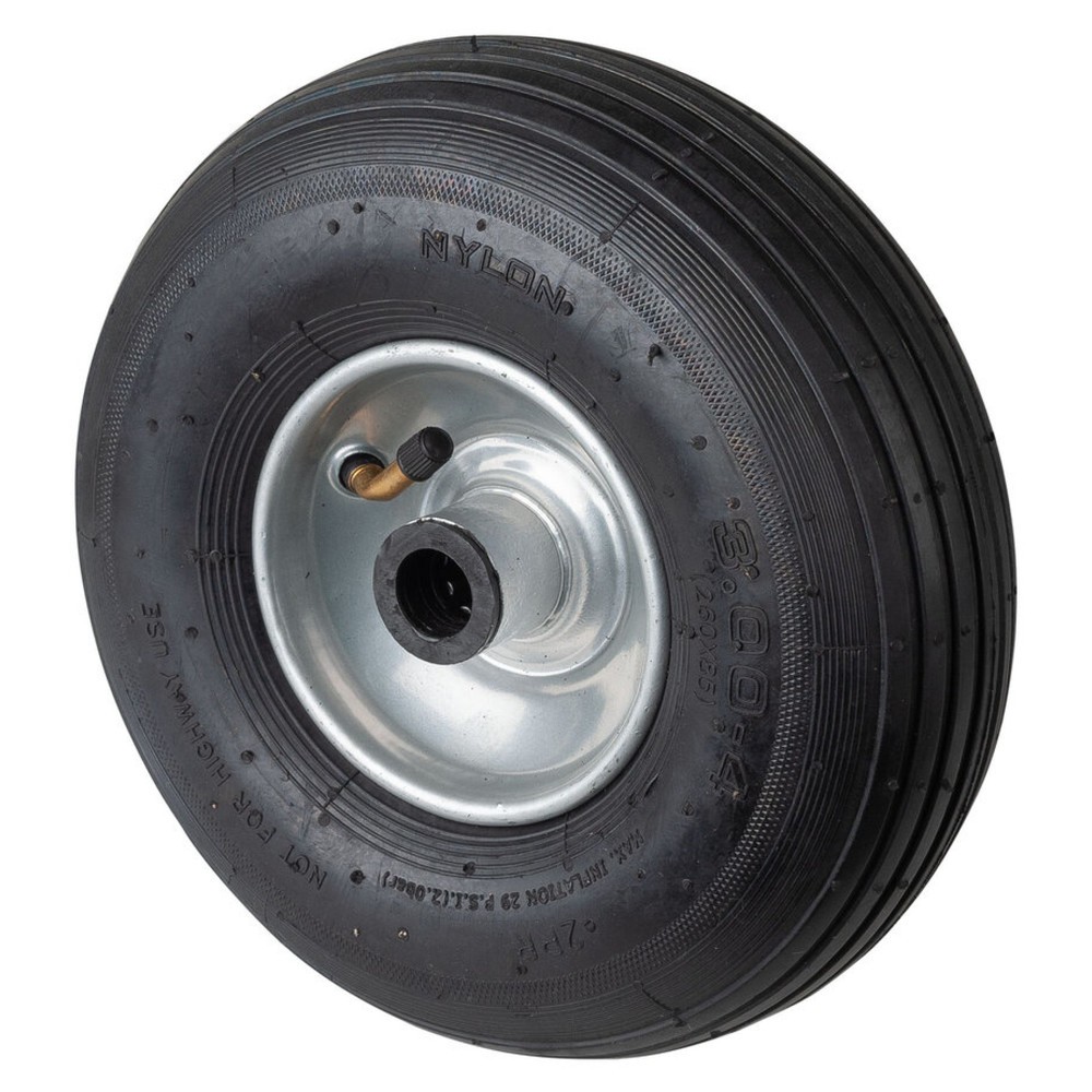 Número de imagen del producto 1: Rueda neumática, perfil ranurado, cojinetes, Ø x ancho 260 x 85 mm, CC 130 kg