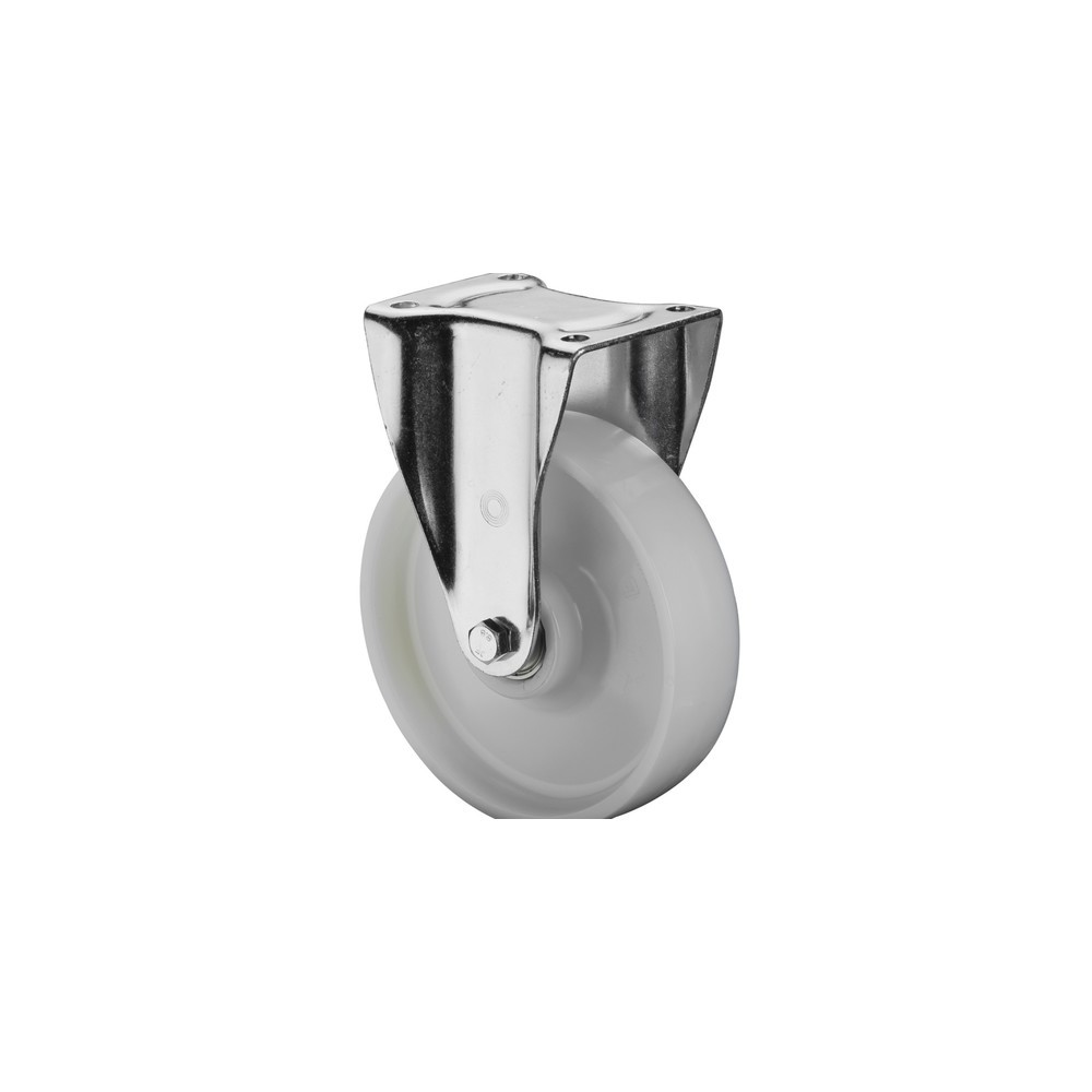 Imagen del producto: Rueda para cargas pesadas, de plástico, rueda de carga, rodamiento de bolas, pletina, Ø x ancho 100 x 35 mm, CC 500 kg