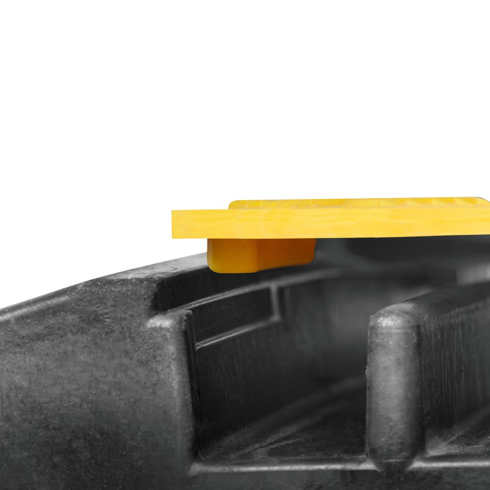 Número de imagen del producto 3: Salvacables con 5 canales, encajable, H x A x F 50 x 900 x 500 mm, negro/amarillo