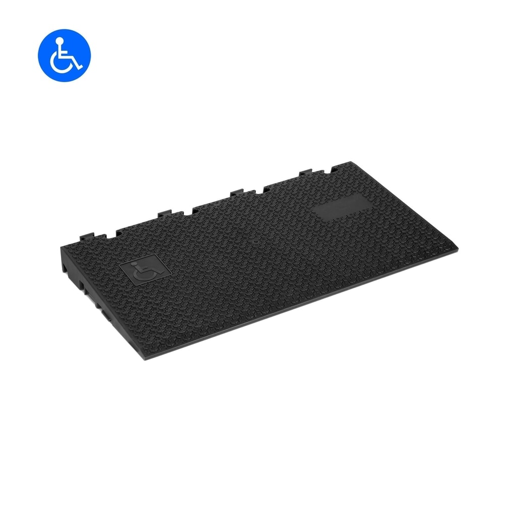 Salvacables Defender® 3 2D de Adam Hall, Rampa, negro Imagen del producto: Salvacables Defender® 3 2D de Adam Hall, Rampa, negro