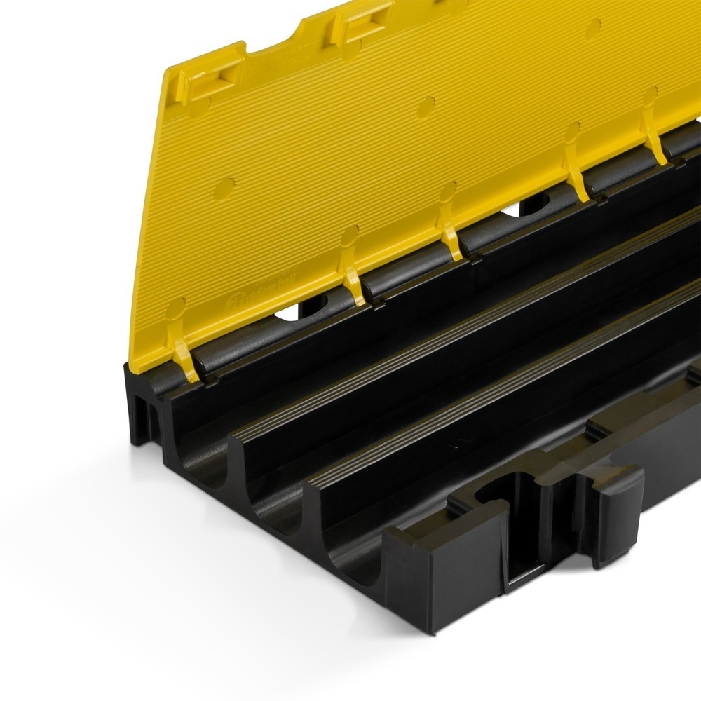 Número de imagen del producto 5: Salvacables Defender® MIDI 3 2D de Adam Hall, Pieza central, 3 canales, negro/amarillo
