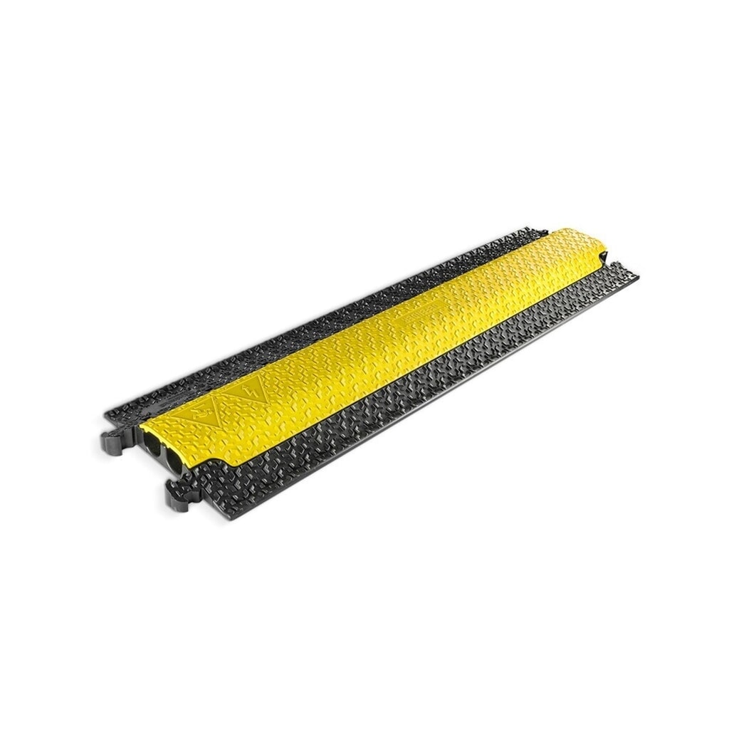 Salvacables Defender® MICRO 2 de Adam Hall, 2 canales, negro/amarillo Imagen del producto: Salvacables Defender® MICRO 2 de Adam Hall, 2 canales, negro/amarillo
