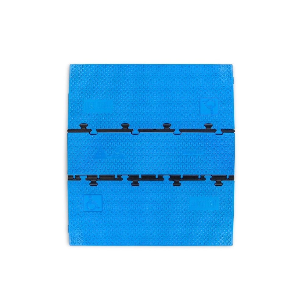 Número de imagen del producto 3: Salvacables Defender® MIDI 5 2D de Adam Hall, Juego de rampas para silla de ruedas, azul