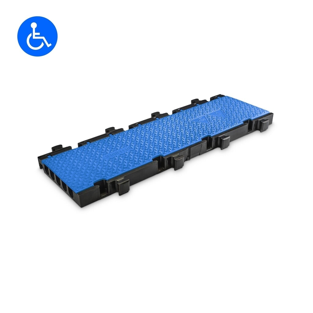 Salvacables Defender® MIDI 5 2D de Adam Hall, Pieza central, 5 canales, azul Imagen del producto: Salvacables Defender® MIDI 5 2D de Adam Hall, Pieza central, 5 canales, azul