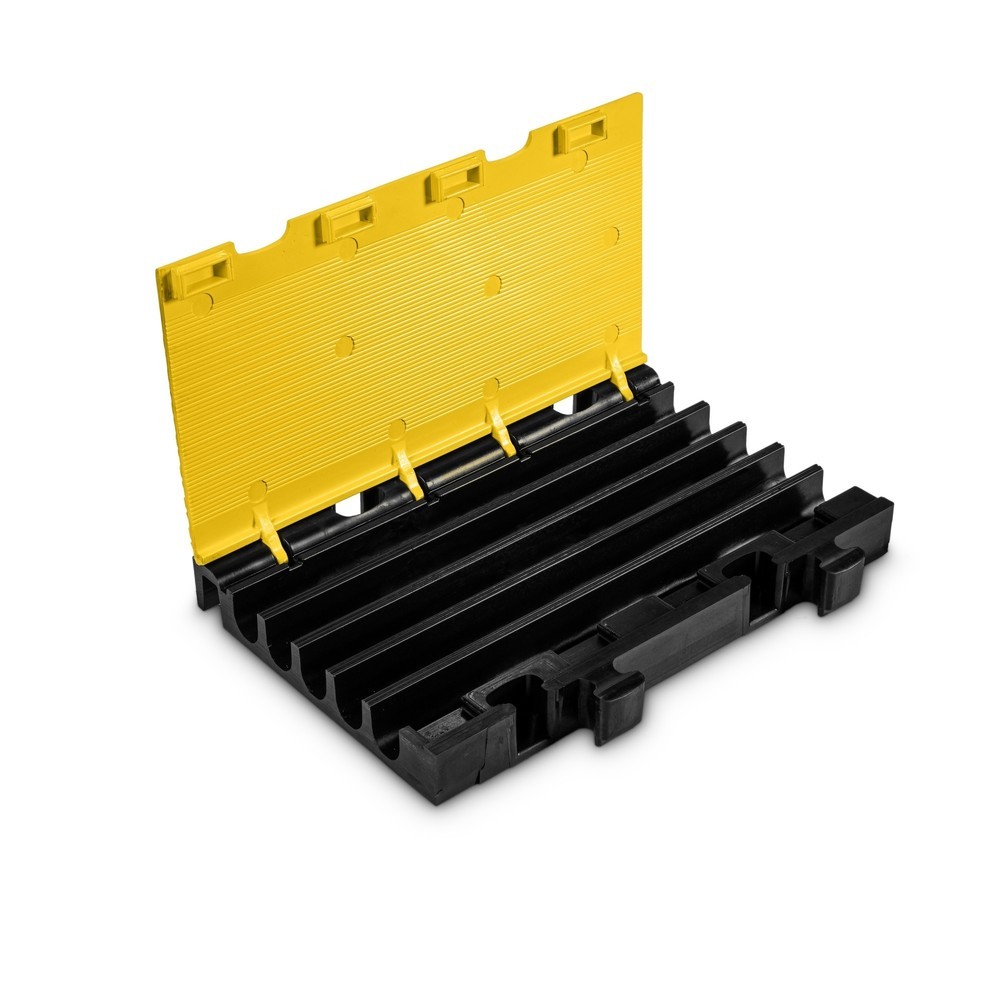 Número de imagen del producto 2: Salvacables Defender® MIDI 5 2D de Adam Hall, Pieza central, 5 canales, negro/amarillo, media versión