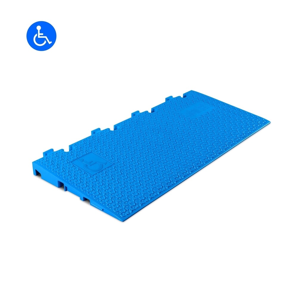 Salvacables Defender® MIDI 5 2D de Adam Hall, Rampa, azul Imagen del producto: Salvacables Defender® MIDI 5 2D de Adam Hall, Rampa, azul
