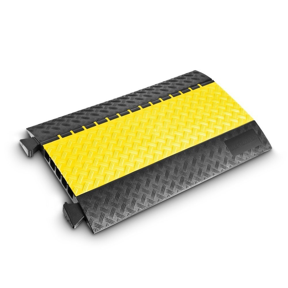 Imagen del producto: Salvacables Defender® MIDI 5 de Adam Hall, 5 canales, negro/amarillo