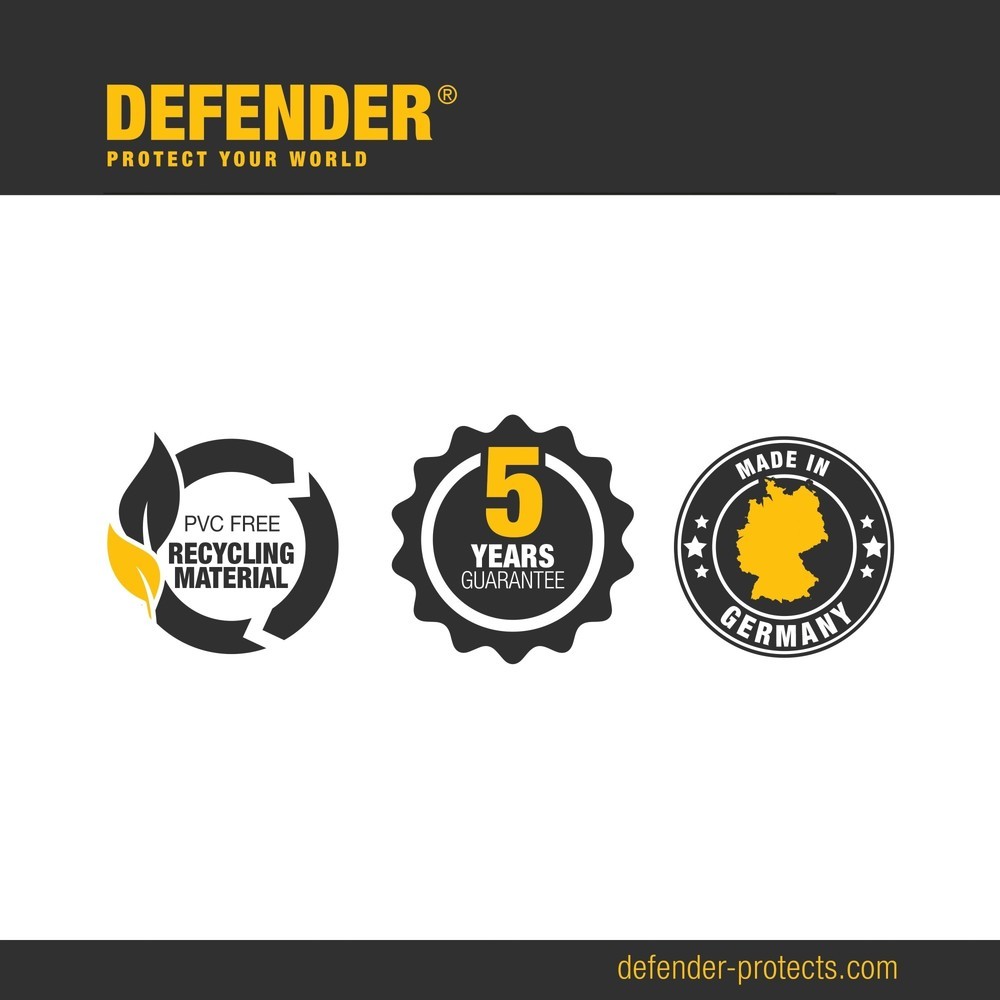 Número de imagen del producto 2: Salvacables Defender® OFFICE de Adam Hall, Curva de 90°, 4 canales, gris