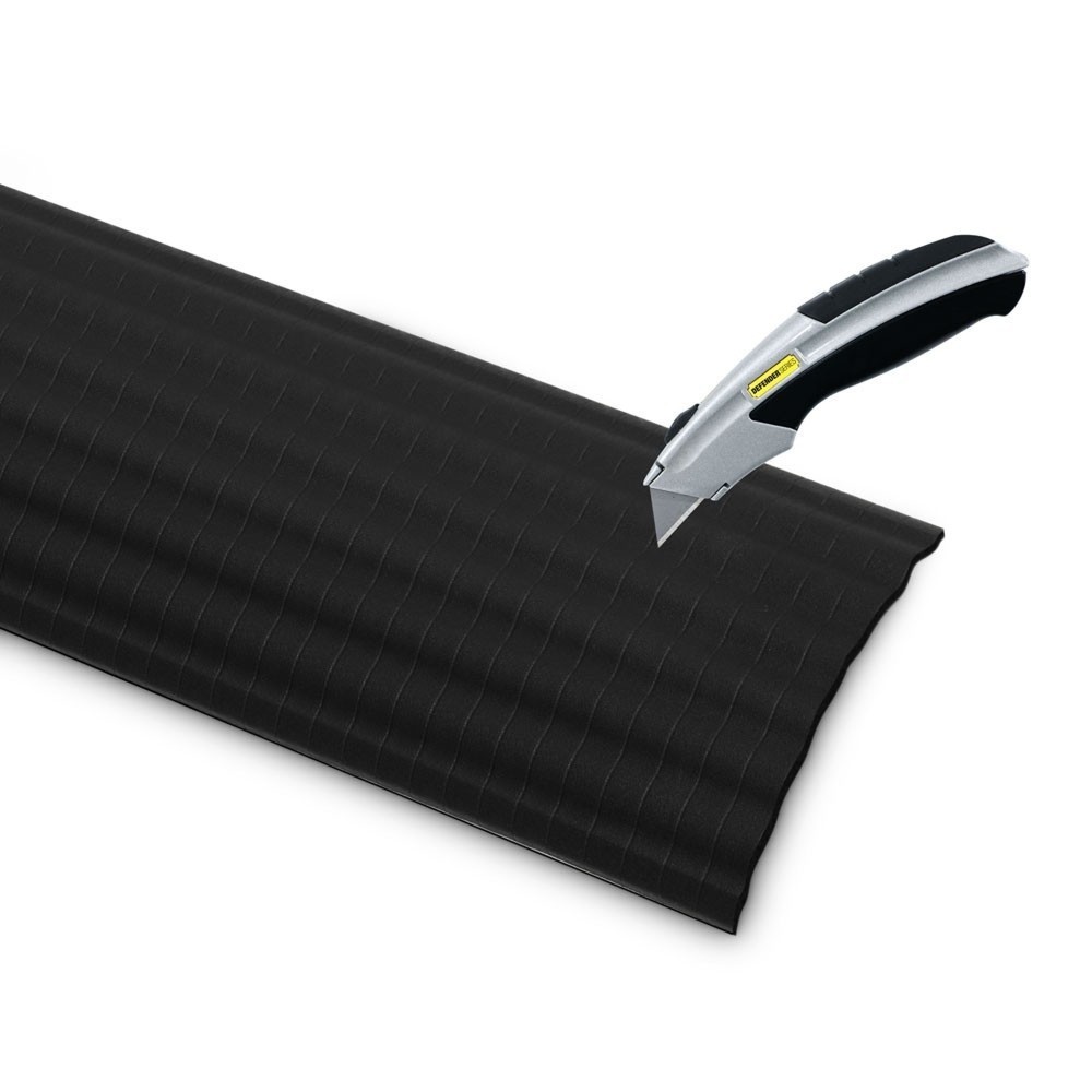 Número de imagen del producto 3: Salvacables Defender® OFFICE de Adam Hall, Curva de 90°, 4 canales, gris
