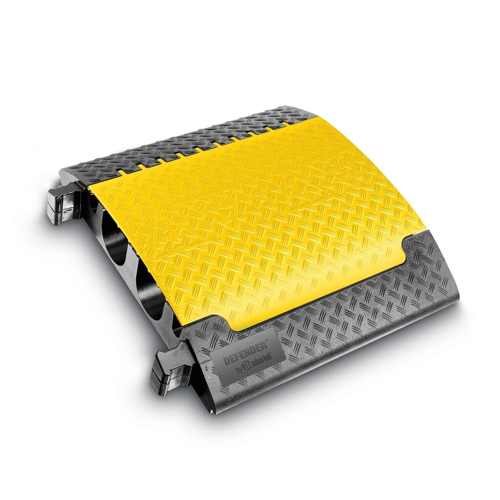 Salvacables Defender® ULTRA L de Adam Hall, 4 canales, negro/amarillo Imagen del producto: Salvacables Defender® ULTRA L de Adam Hall, 4 canales, negro/amarillo