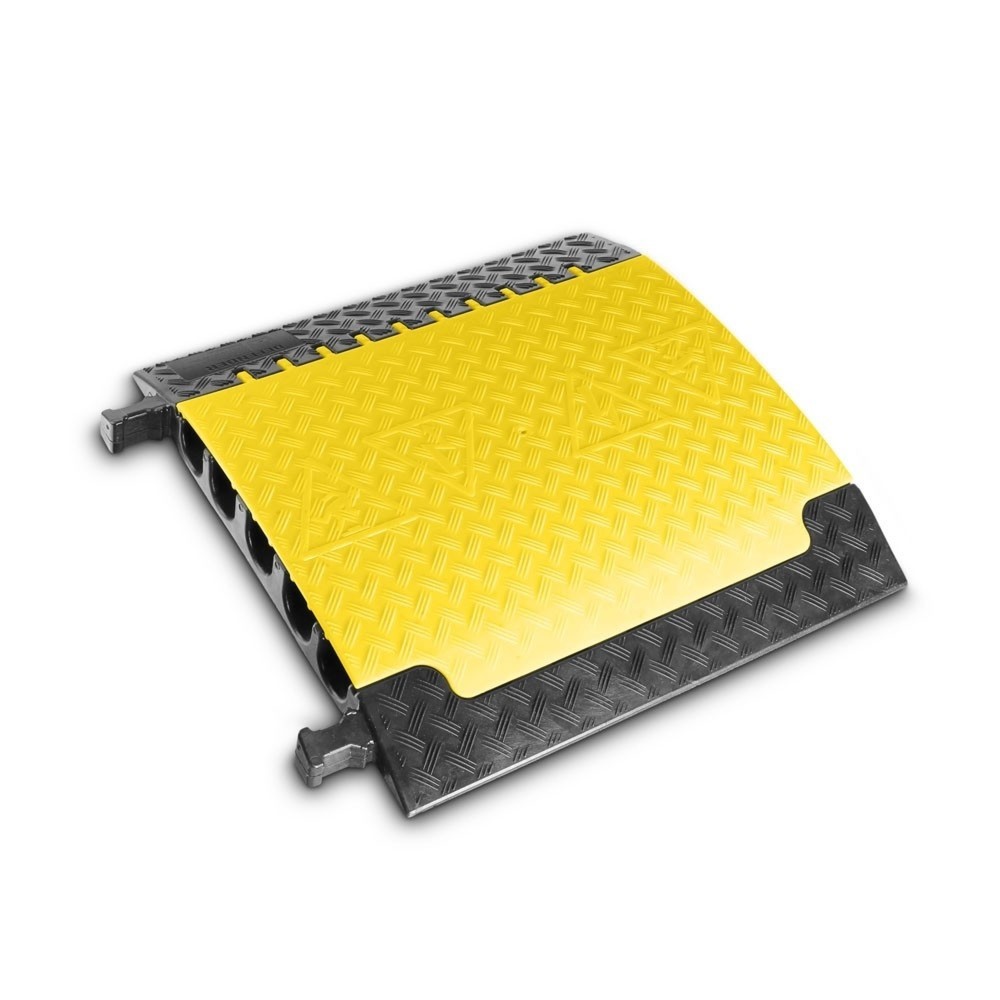 Imagen del producto: Salvacables Defender® XXL de Adam Hall, 5 canales, negro/amarillo