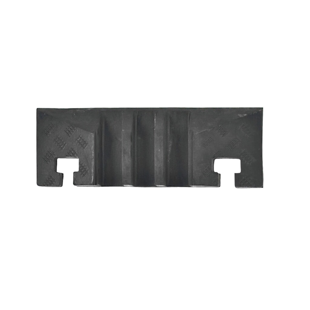 Imagen del producto: Salvacables, encajable, pieza terminal con ranura, negra