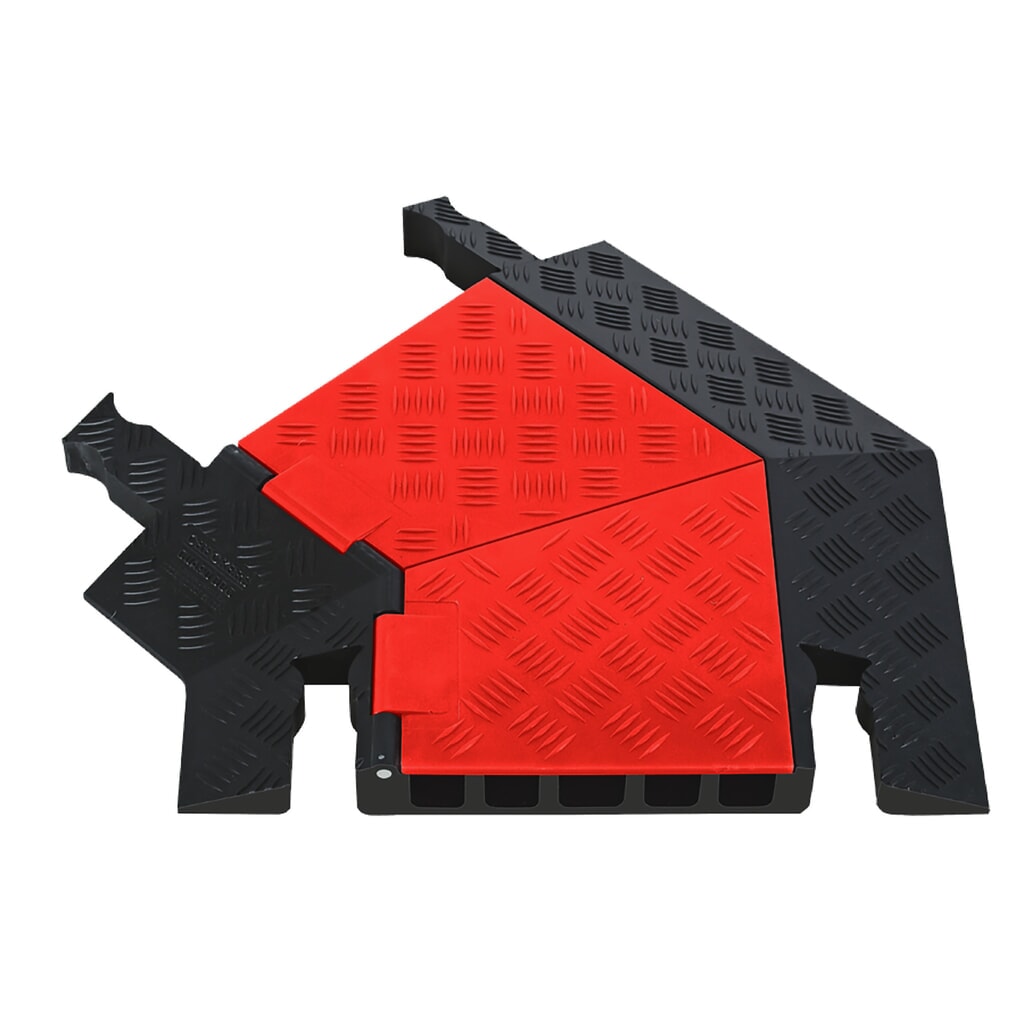 Salvacables Justrite® Guard Dog®, ángulo 45°