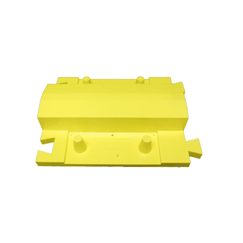 Salvamangueras Justrite® Diamondback®, elemento básico, LxA 260 x 410 mm, amarillo Imagen del producto: Salvamangueras Justrite® Diamondback®, elemento básico, LxA 260 x 410 mm, amarillo