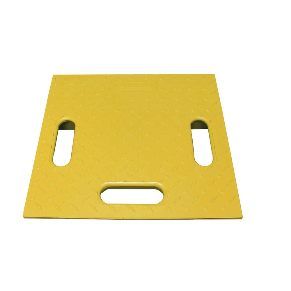 Salvamangueras Justrite® Diamondback®, rampa, LxA 260 x 410 mm, amarillo Imagen del producto: Salvamangueras Justrite® Diamondback®, rampa, LxA 260 x 410 mm, amarillo