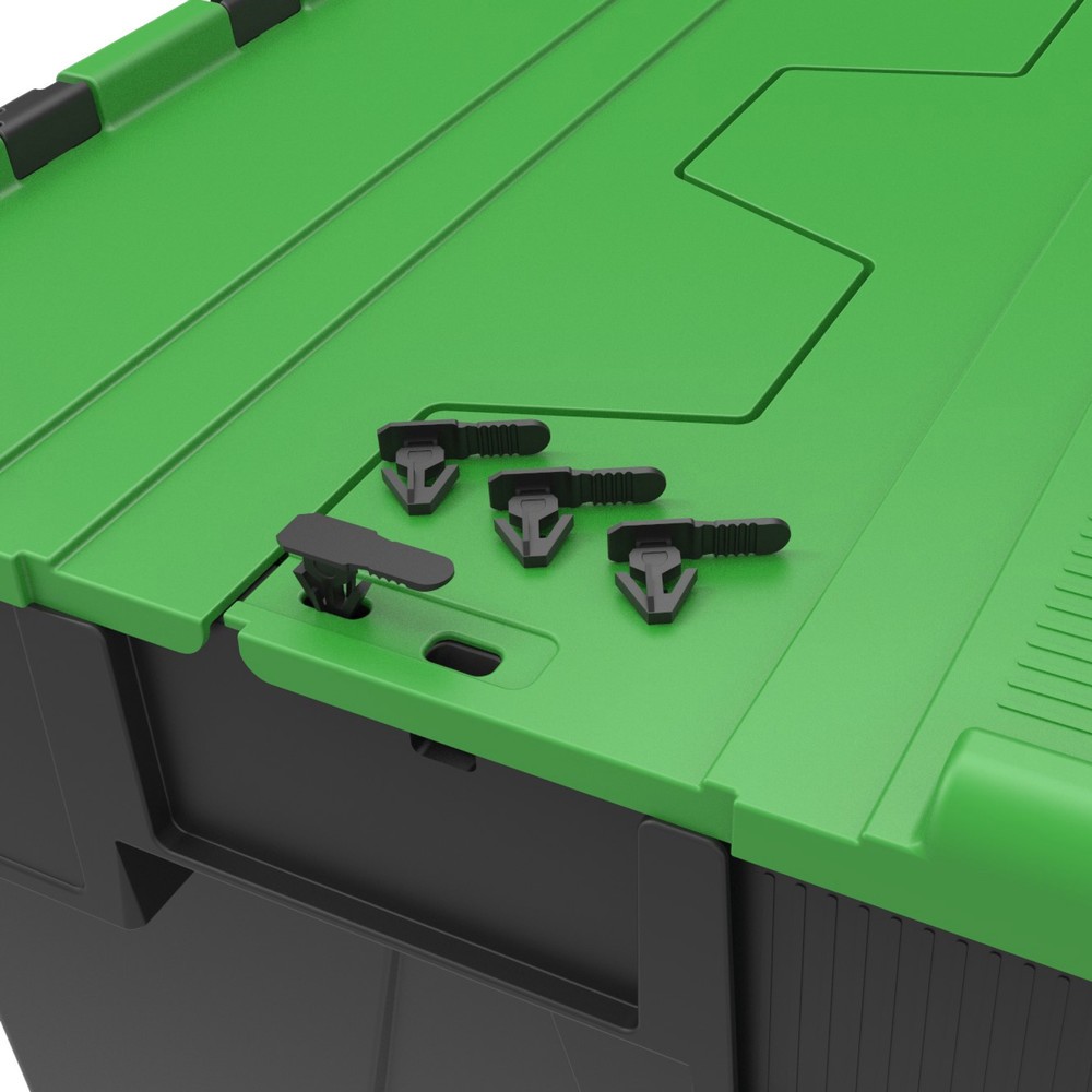 Imagen del producto: Sellos para contenedor apilable multiuso con tapa abatible, 1 ud/caja