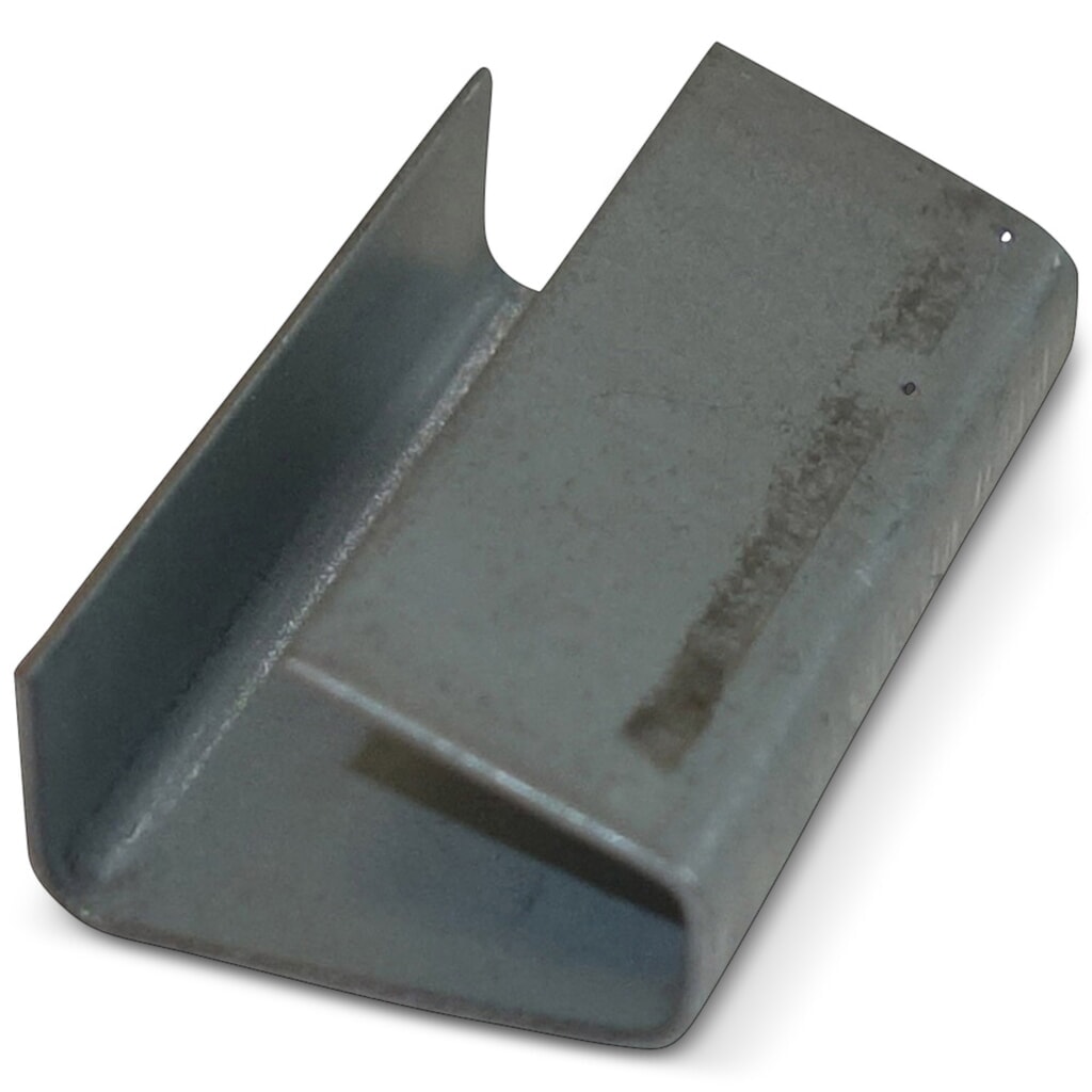Sellos para fleje de plástico, básico, para anchura de 13 mm, 2.000 Ud/caja Imagen del producto: Sellos para fleje de plástico, básico, para anchura de 13 mm, 2.000 Ud/caja