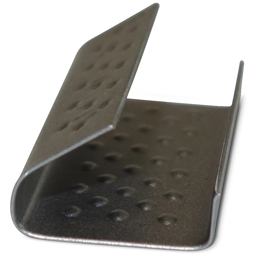 Sellos para fleje de plástico, inicial/estándar/universal/confort, para anchura de 16 mm, 2.000 Ud/caja Imagen del producto: Sellos para fleje de plástico, inicial/estándar/universal/confort, para anchura de 16 mm, 2.000 Ud/caja