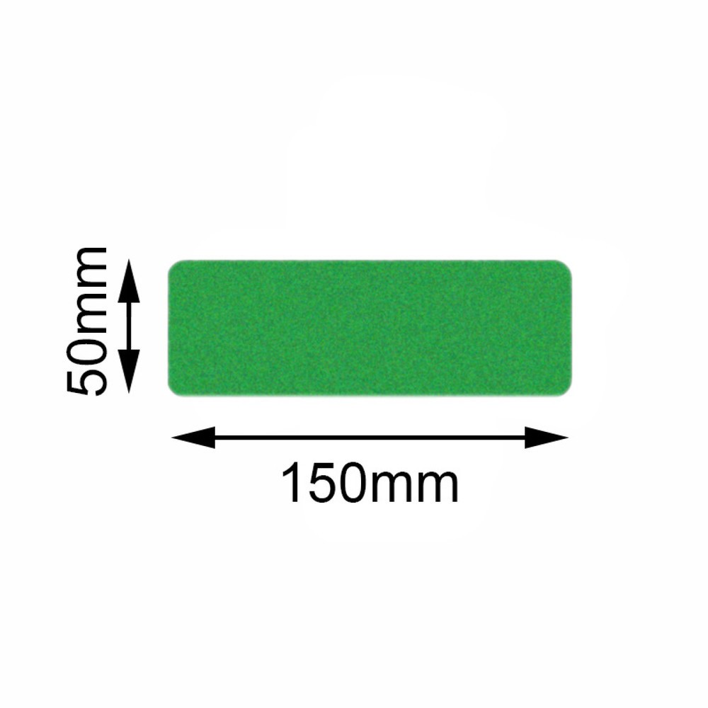 Imagen del producto: Trazadora de líneas Safety de Mehlhose rectángulo, verde, 50 x 150 mm, 10 ud./UV