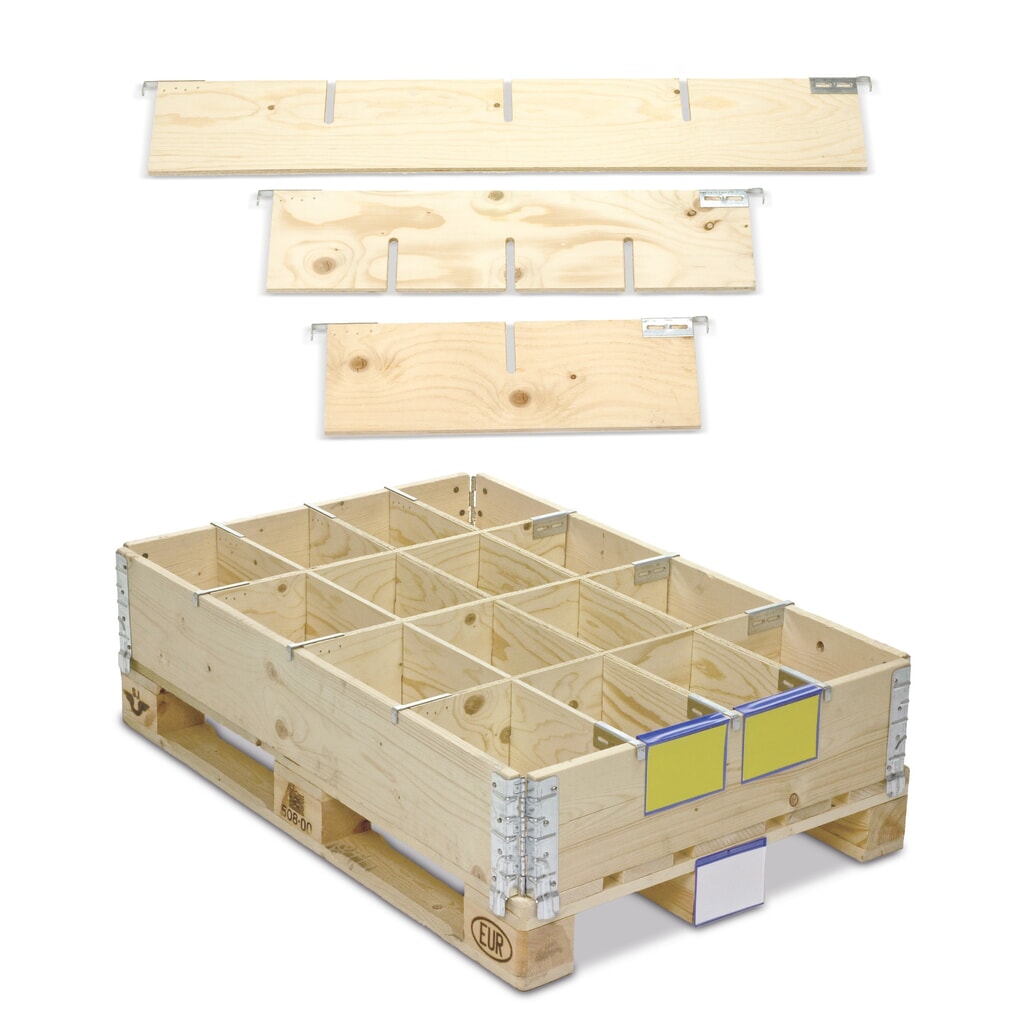 Separadores de marco de prolongación de madera, 4 estantes Imagen del producto: Separadores de marco de prolongación de madera, 4 estantes