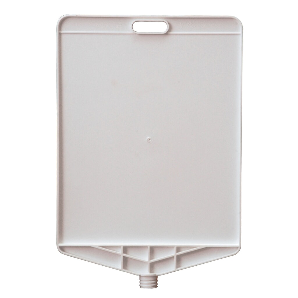 Signo de información de rectángulo en blanco