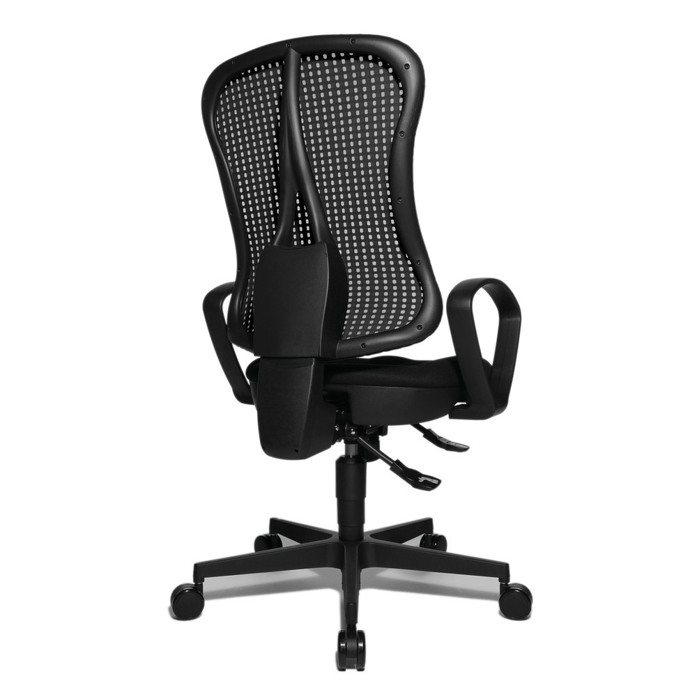 Número de imagen del producto 5: Silla de oficina giratoria Topstar® Point SY, asiento moldeado, negro/negro