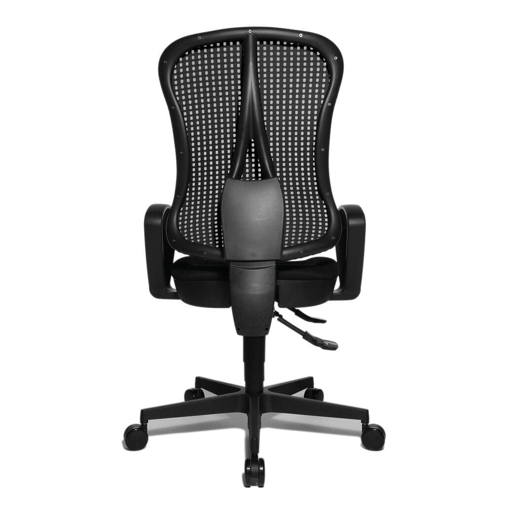 Silla de oficina giratoria Topstar® Point SY, asiento moldeado, negro/negro Número de imagen del producto 6: Silla de oficina giratoria Topstar® Point SY, asiento moldeado, negro/negro