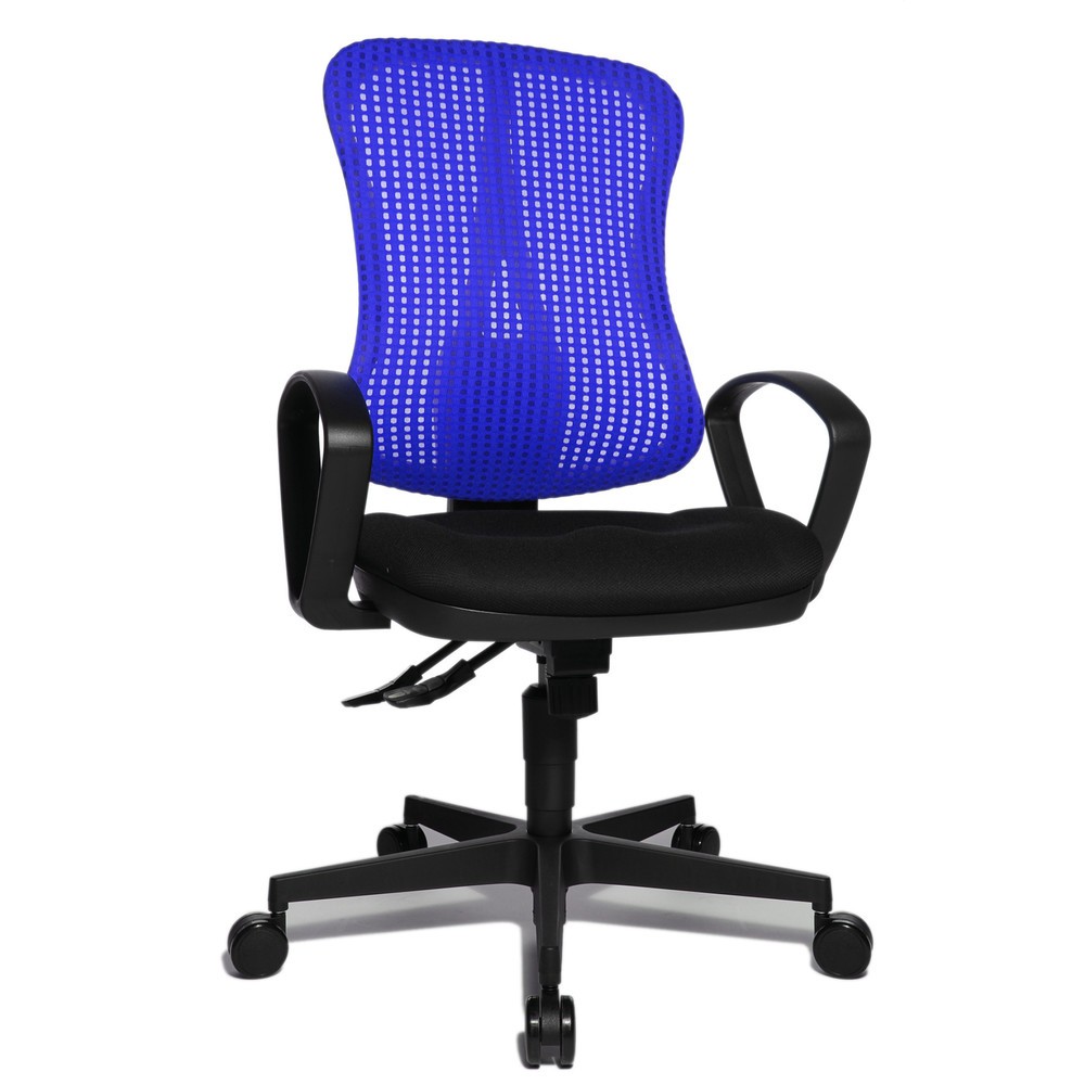 Número de imagen del producto 2: Silla de oficina giratoria Topstar® Point SY, asiento moldeado, azul oscuro/negro