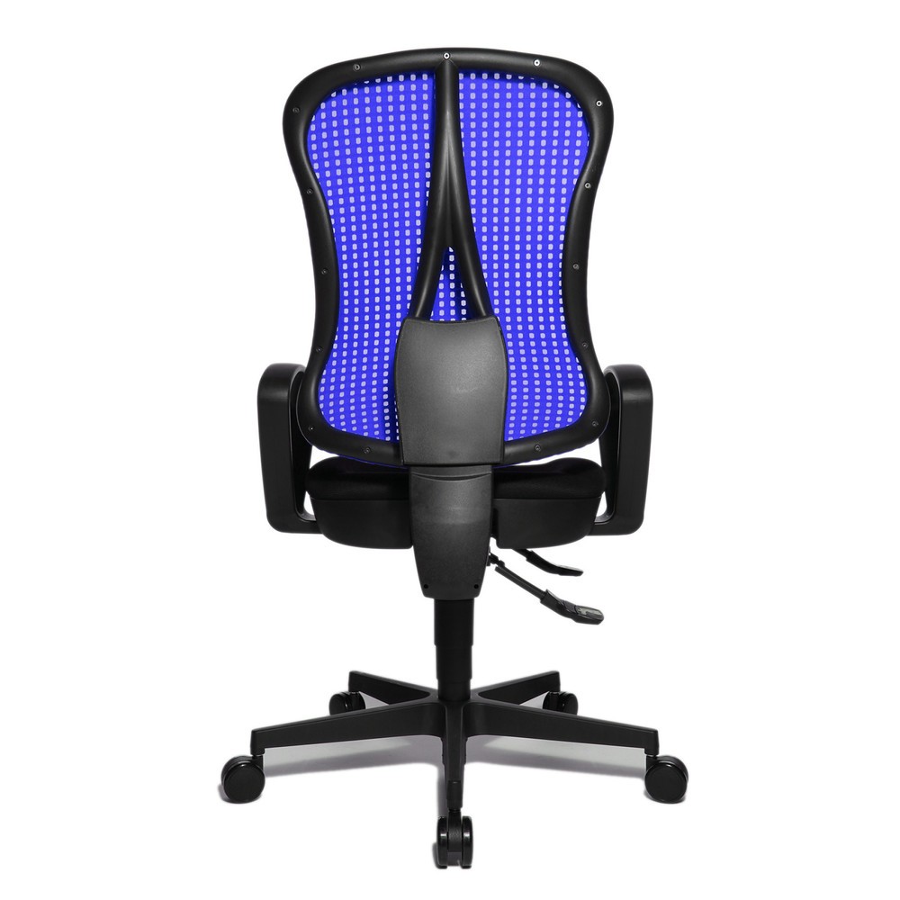 Número de imagen del producto 6: Silla de oficina giratoria Topstar® Point SY, asiento moldeado, azul oscuro/negro