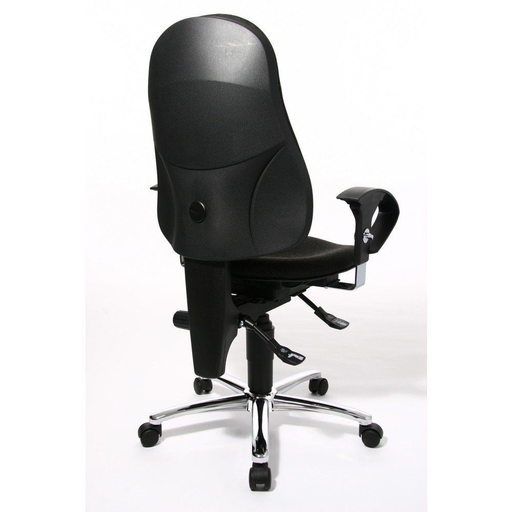 Número de imagen del producto 4: Silla de oficina giratoria Topstar® Ortho 10, apoyabrazos de altura ajustable, antracita