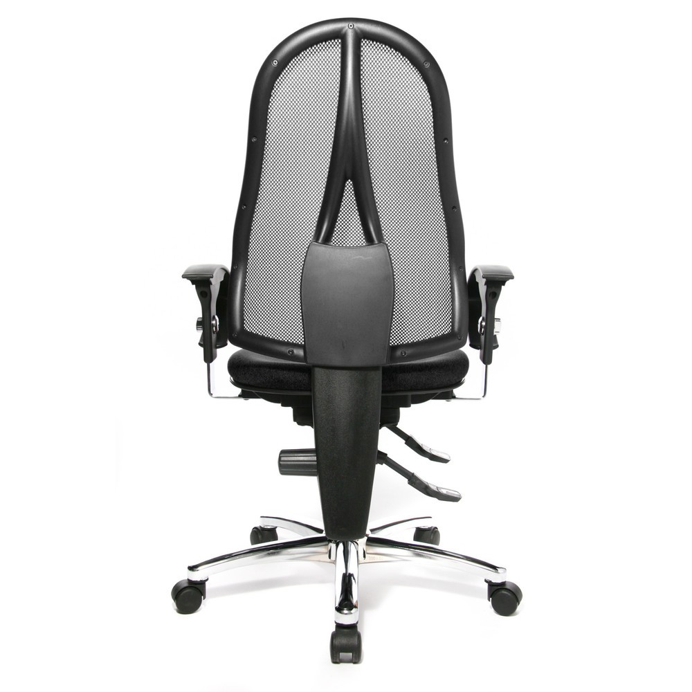 Número de imagen del producto 3: Silla de oficina giratoria Topstar® Ortho 15, respaldo de malla, apoyabrazos de altura ajustable, antracita