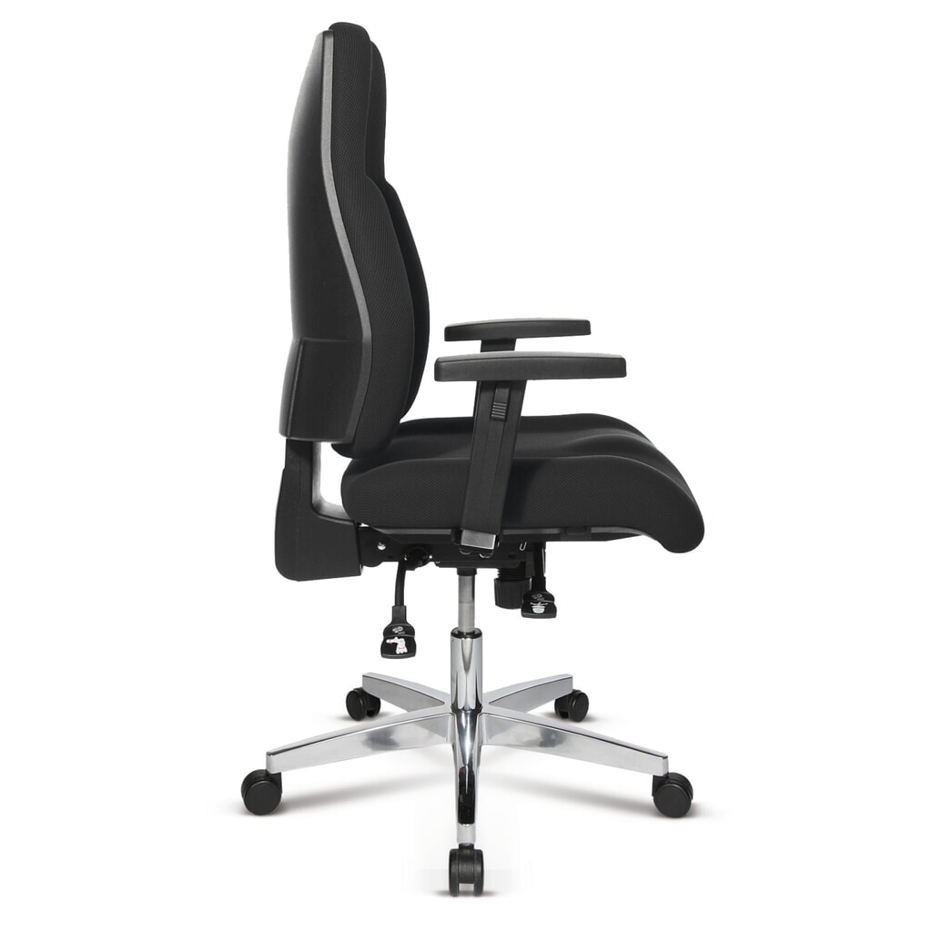 Número de imagen del producto 3: Silla de oficina giratoria Topstar® P91, respaldo de espuma moldeada, negro