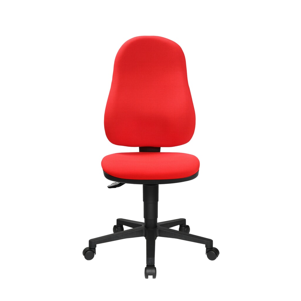 Silla de oficina giratoria Topstar® Point 60, asiento moldeado, rojo Imagen del producto: Silla de oficina giratoria Topstar® Point 60, asiento moldeado, rojo
